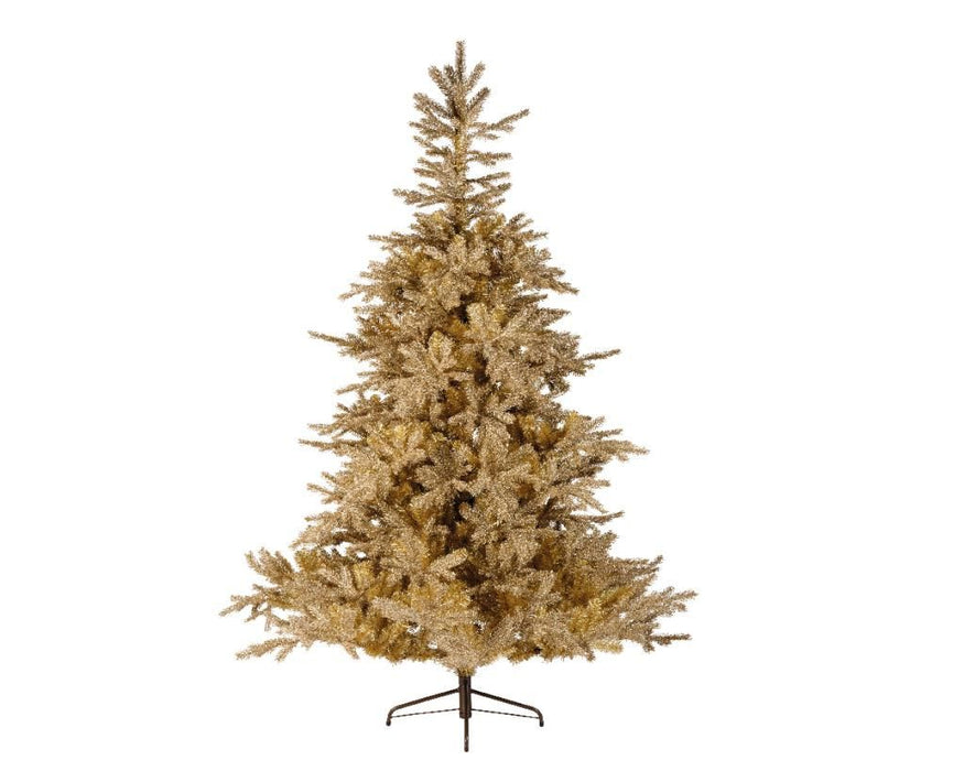 Everlands Tiffany Champage Gold Christmas Tree 210cm (7ft)