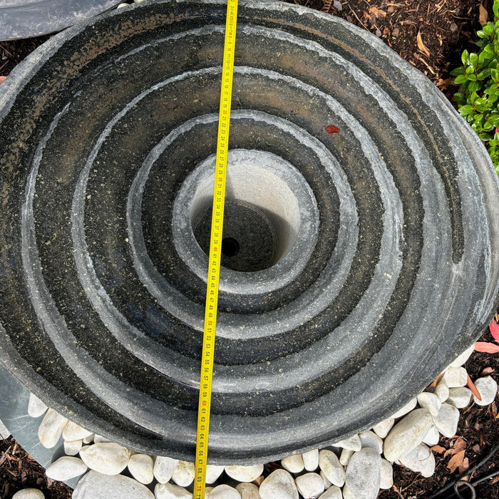 Basalt Babbling Stone water feature with complete kit