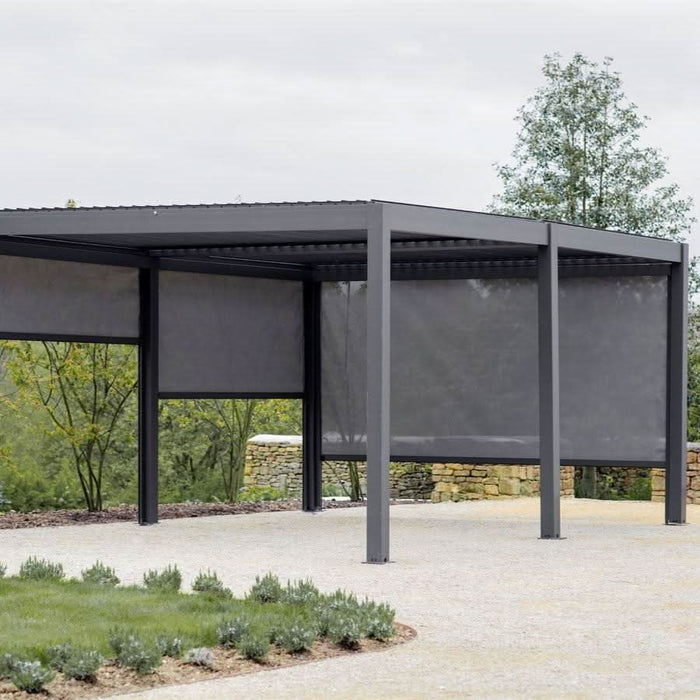 Navona 6m x 4m Freestanding Aluminium Louvered Pergola Ireland