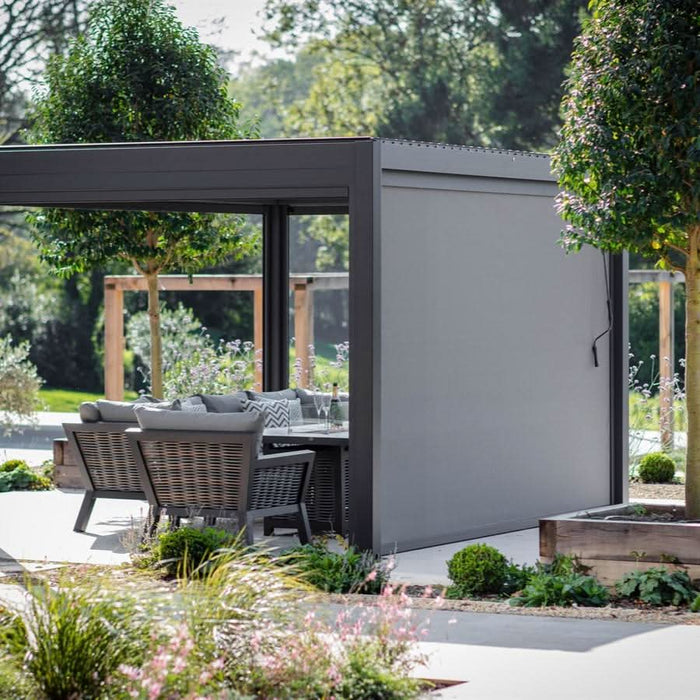 Navona 6m x 4m Freestanding Aluminium Louvered Pergola Ireland