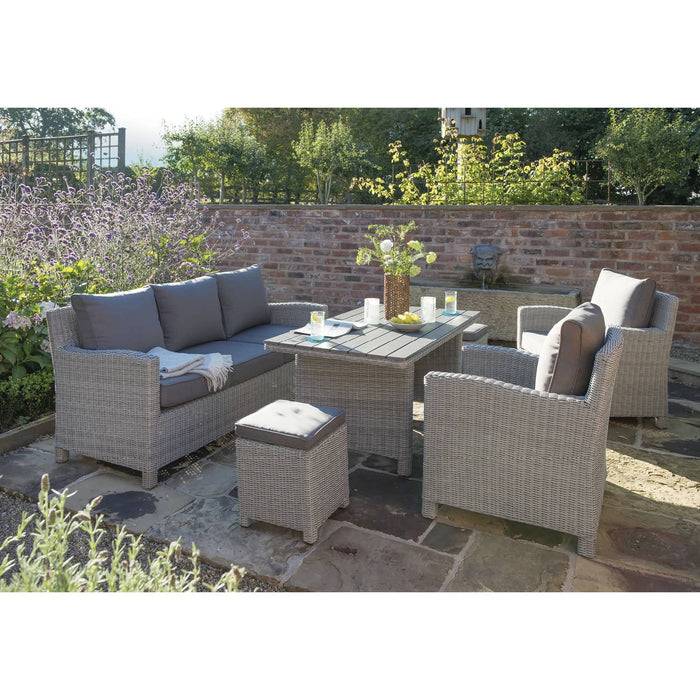 Palma Signature Sofa Set in White Wash