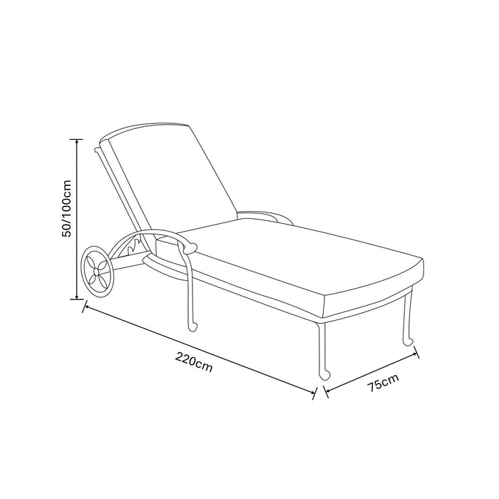 Capri Sun Lounger by Hartman