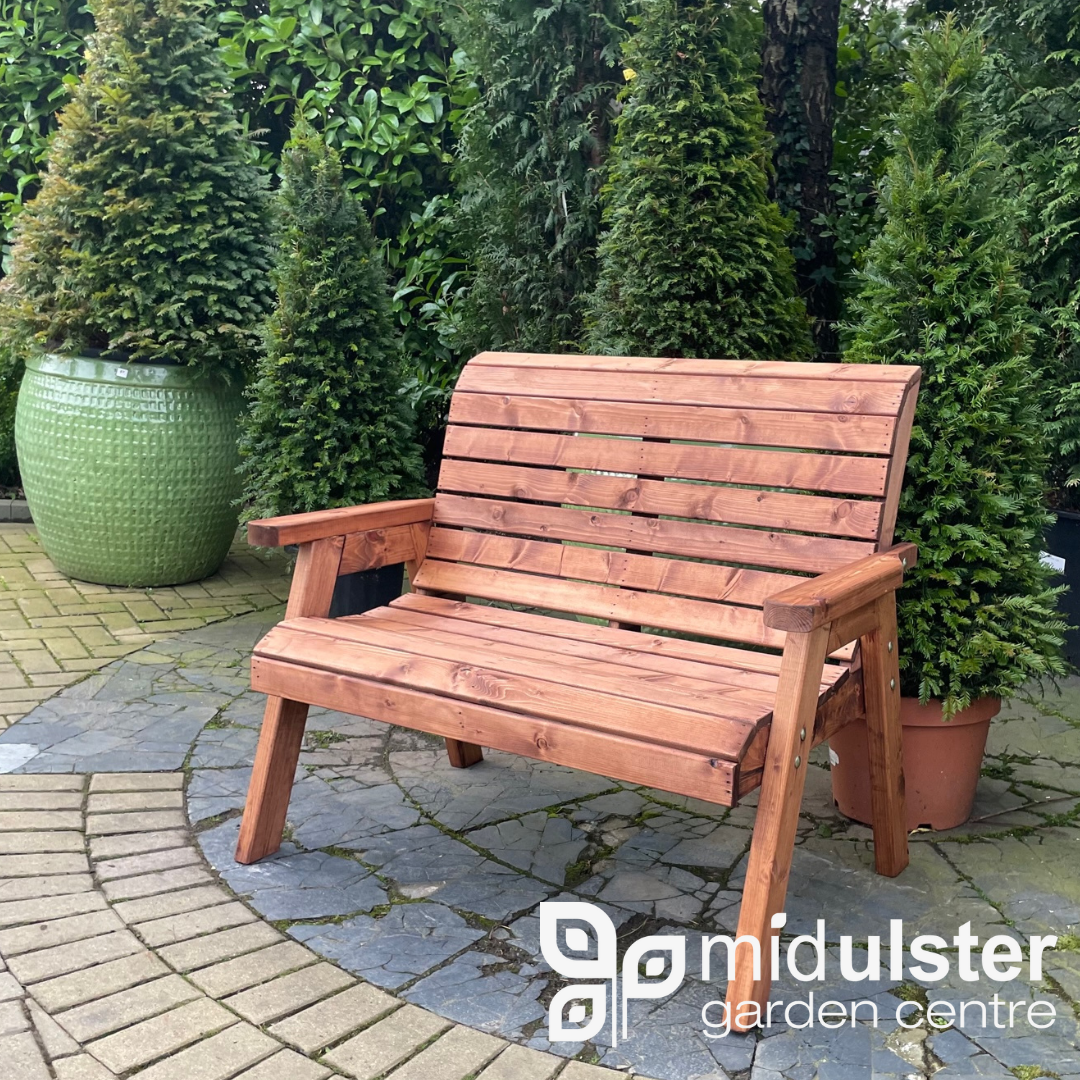 Traditional 2 Seater Bench Mid Ulster Garden Centre