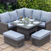 Amalfi Casual Dining Corner Set with high/low table (ex-display)