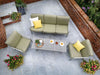 Hartman Buxton 3 Seat Lounge Set in Wheatgrass