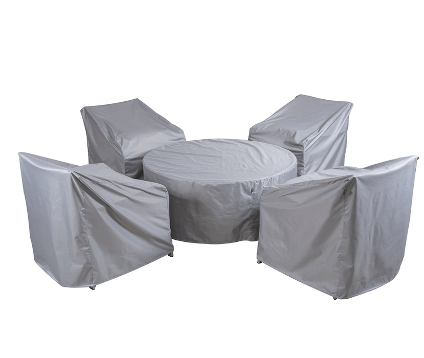 Hartman Buxton 4 Seat Cosy Fire Pit Lounge Set Cover